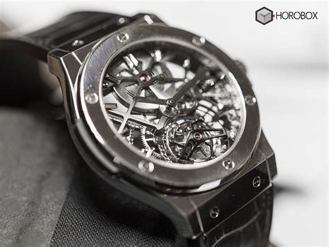 hublot skeleton flying tourbillion|Hublot 45mm tourbillon.